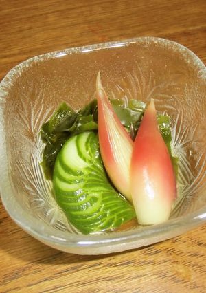 ミョウガの酢の物-レシピのメイン写真