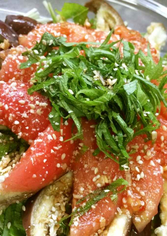 ナスとトマトの中華風サラダ-レシピのメイン写真