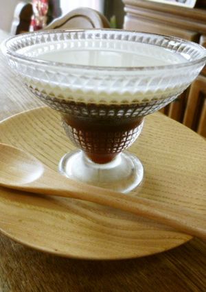 ミルキーソースでいただくコーヒーゼリー♪-レシピのメイン写真