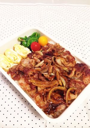 焼肉弁当^ ^-レシピのメイン写真