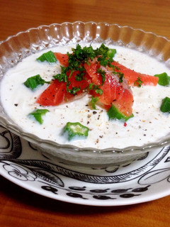 冷製スープで洋風素麺♪-レシピのメイン写真
