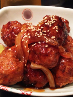 肉団子の甘酢餡かけ-レシピのメイン写真