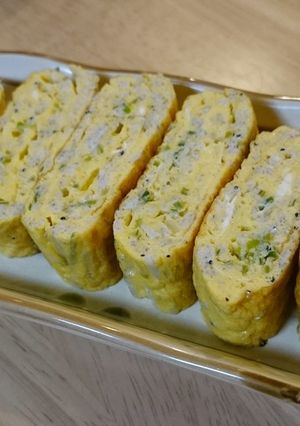 バター香るしらすの卵焼き-レシピのメイン写真