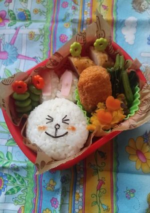 幼稚園お弁当★LINE コニー キャラ弁-レシピのメイン写真