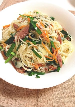 ファミコレで☆そうめんチャンプル-レシピのメイン写真