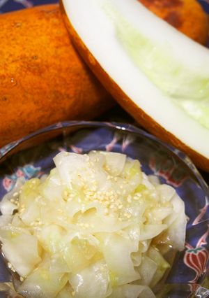 シャキシャキッ♪赤毛瓜の酢の物-レシピのメイン写真