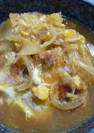 簡単！揚げない鶏カツ煮-レシピのメイン写真