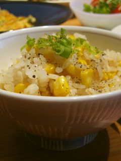 焦がし醤油で❤焼きとうもろこしご飯-レシピのメイン写真