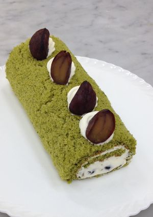 抹茶ロールケーキ-レシピのメイン写真