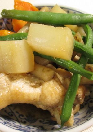 鶏手羽元と根菜の煮物-レシピのメイン写真