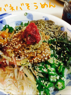 夏バテに負けるな!ネバネバそうめん-レシピのメイン写真
