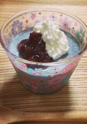 黒胡麻ぷりん♡-レシピのメイン写真