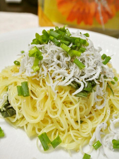 しらすたっぷり爽やか冷製パスタ-レシピのメイン写真