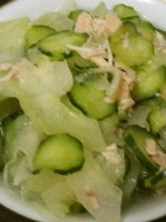 青瓜ときゅうりのさっぱり酢の物-レシピのメイン写真