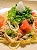 トマトとツナの和風 冷製パスタ
