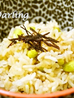 塩昆布と昆布茶で枝豆ごはん-レシピのメイン写真