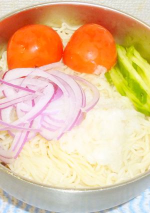 パパの冷やし卸し素麺-レシピのメイン写真
