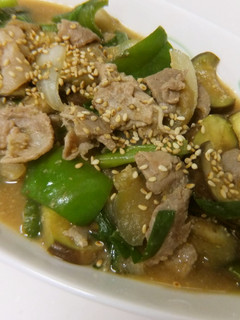 豚と茄子の香味みそ炒め-レシピのメイン写真