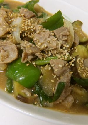豚と茄子の香味みそ炒め-レシピのメイン写真