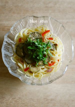 「ナス1本」の冷製パスタ☆味噌風味-レシピのメイン写真