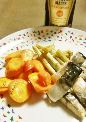 ノルウェー塩さばの、ワイン塩レモン付焼き-レシピのメイン写真