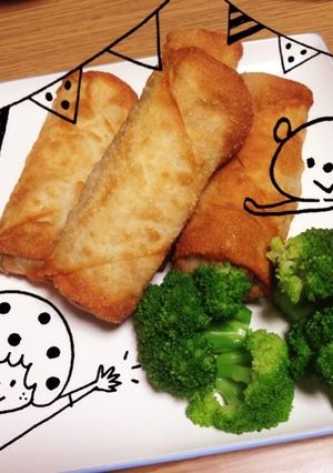 車麩で中華春巻き☆★お弁当にも☻♪-レシピのメイン写真