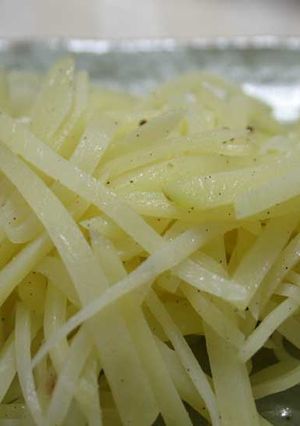 千切りじゃがいも　シャキシャキ炒め-レシピのメイン写真