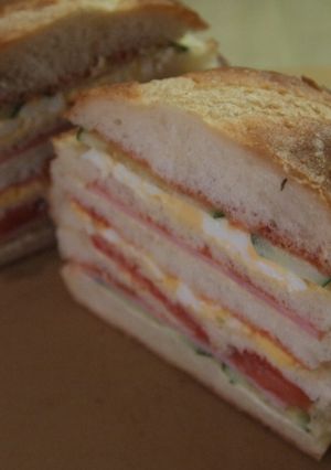 カンパーニュのサンドイッチ-レシピのメイン写真