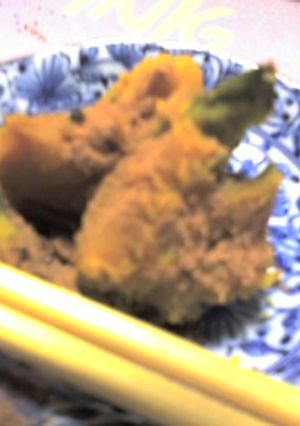 ☆変身！かぼちゃの煮つけがデザートに☆-レシピのメイン写真