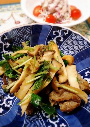 豚肉ときのこのおろしポン酢-レシピのメイン写真