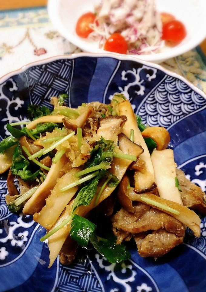 豚肉ときのこのおろしポン酢-レシピのメイン写真