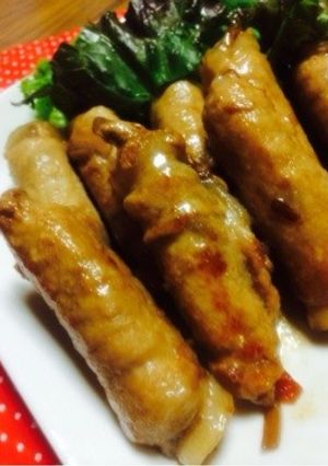 ✳︎リメイク✳︎金平ごぼうの肉巻き-レシピのメイン写真