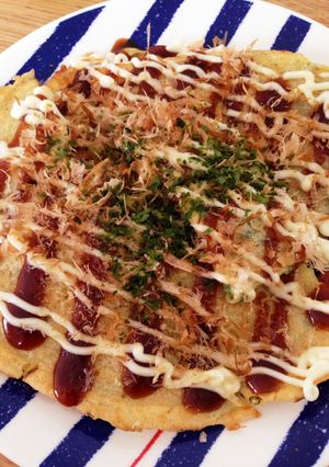 カリカリ&モッチモチ☆ねぎ薄焼き-レシピのメイン写真