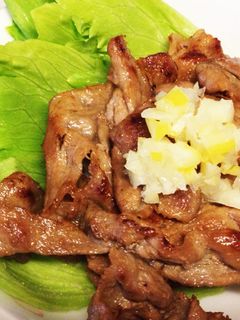 簡単♡豚肉のポン酢炒め!塩レモンで☆-レシピのメイン写真