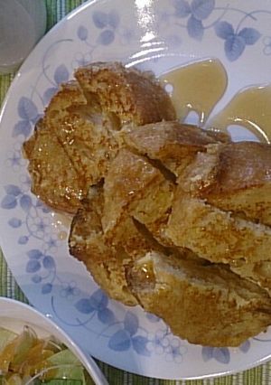 フランスパンでフレンチトースト-レシピのメイン写真