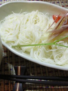 梅マヨ納豆そうめん-レシピのメイン写真