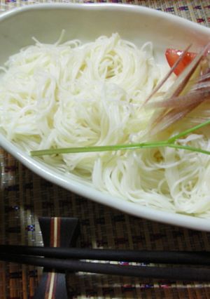 梅マヨ納豆そうめん-レシピのメイン写真