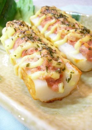 梅が決め手♪竹輪の梅肉ツナマヨ焼き-レシピのメイン写真