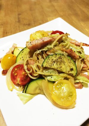 ＥＸＶオリーブオイルの彩り美食焼きそば♪-レシピのメイン写真