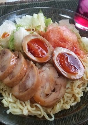 一石二鳥☆簡単！鶏チャーシュー＆味付け卵-レシピのメイン写真