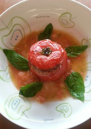旬のﾄﾏﾄのｵｰﾌﾞﾝ焼き♡ｲﾀﾘｱﾝ風-レシピのメイン写真
