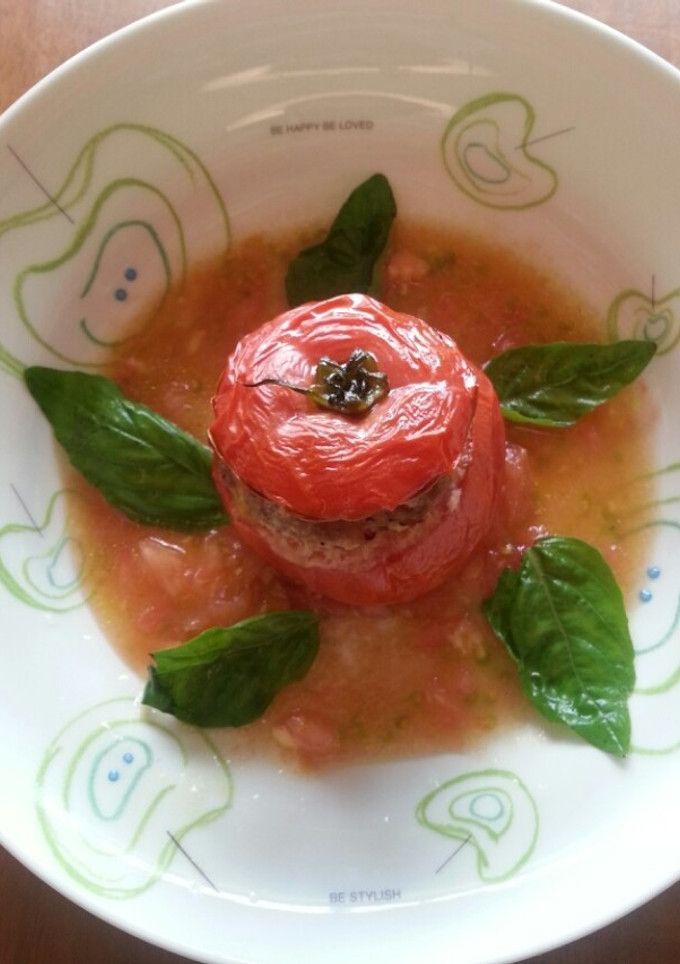 旬のﾄﾏﾄのｵｰﾌﾞﾝ焼き♡ｲﾀﾘｱﾝ風-レシピのメイン写真