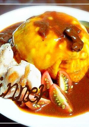 焼かないオムライス-レシピのメイン写真