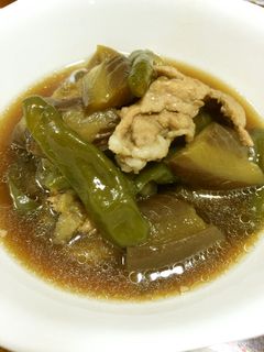 お出汁しみしみ♡なすと豚肉の煮浸し-レシピのメイン写真