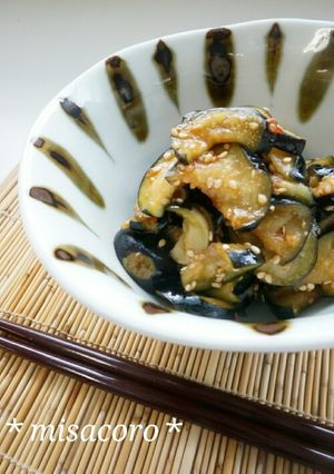 mごはんが進む!茄子のピリ辛和え-レシピのメイン写真