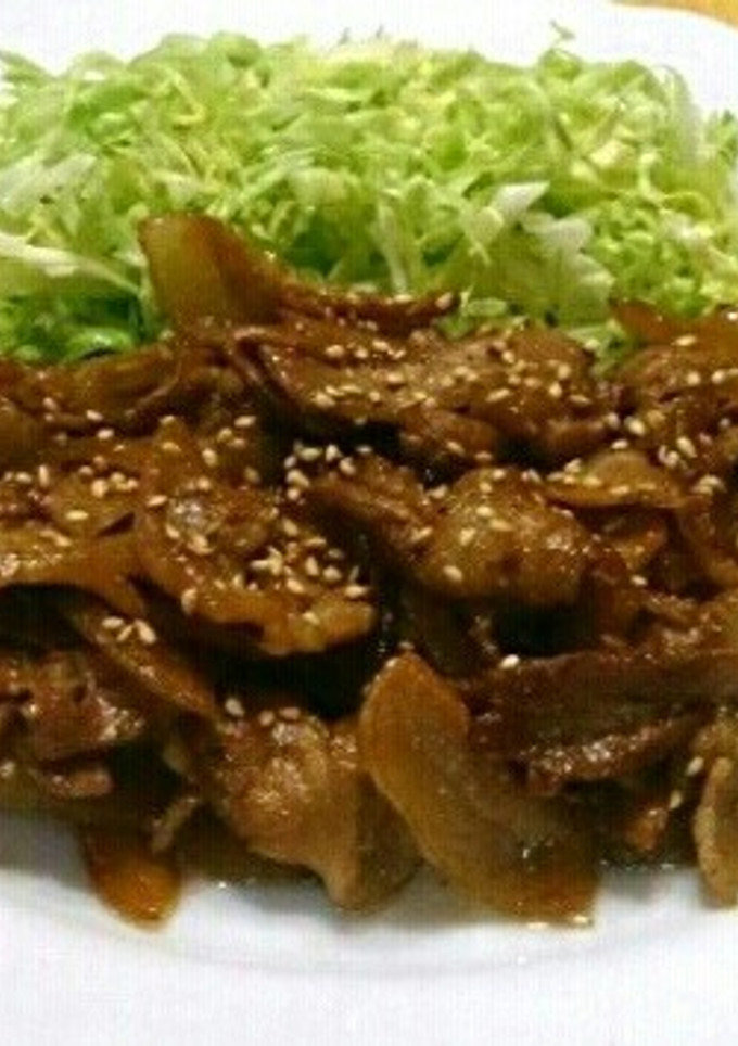 ご飯がススム！豚のしょうが焼き！-レシピのメイン写真