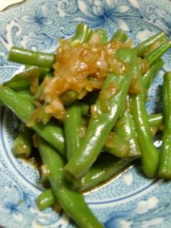 いんげんの玉ねぎドレッシング和え-レシピのメイン写真