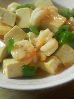 海老と木綿豆腐の炒め物-レシピのメイン写真