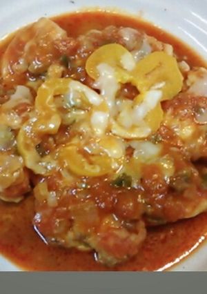 鶏のトマトチーズ焼き-レシピのメイン写真
