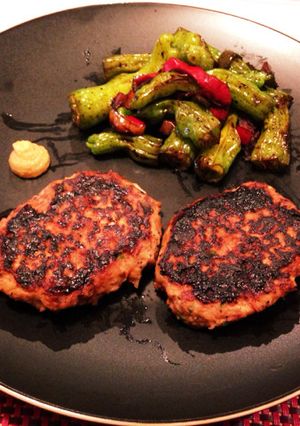 お豆腐入り♡つくねハンバーグ-レシピのメイン写真